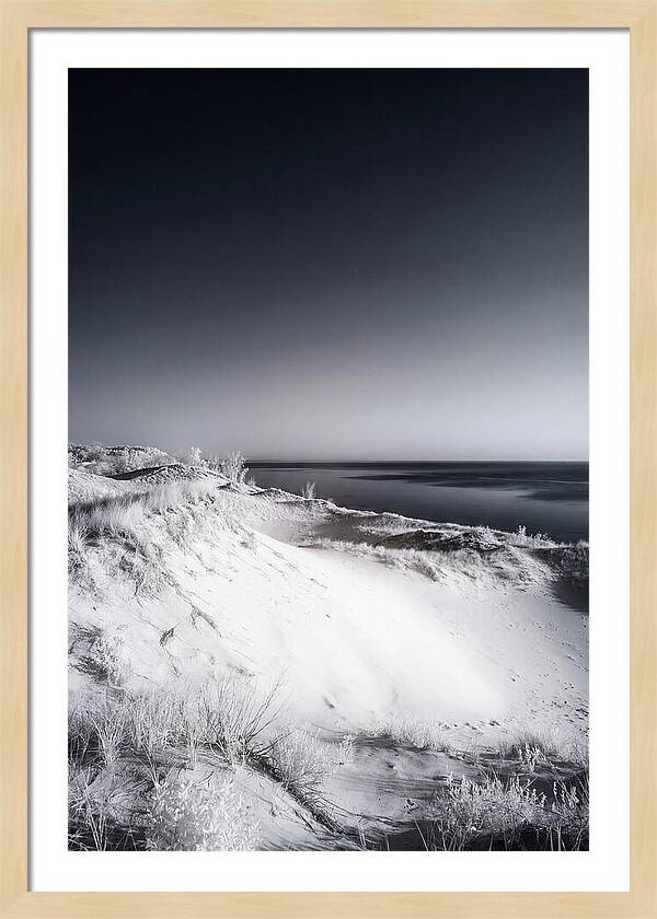 Curonian Spit Sand Dunes At Dusk