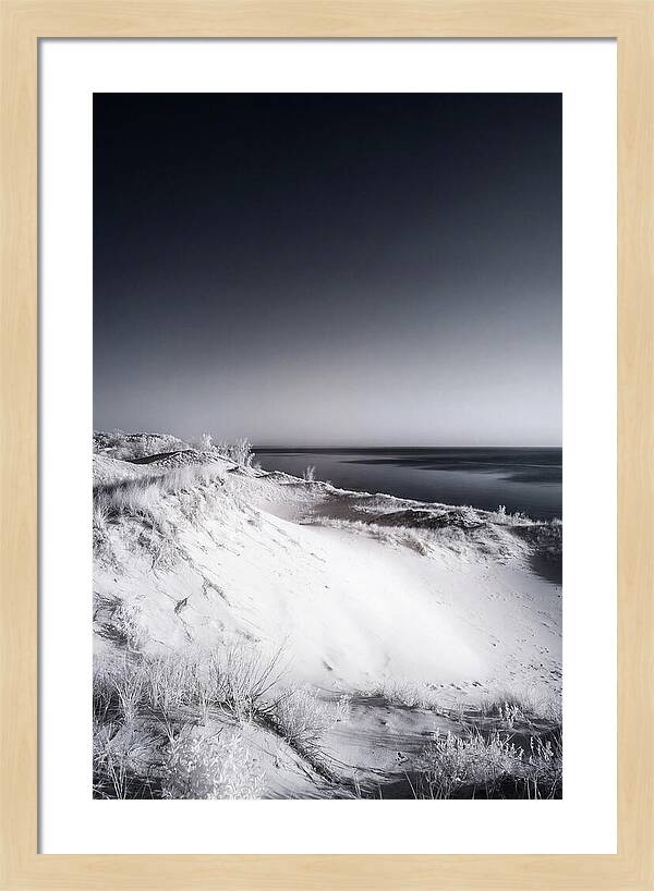 Curonian Spit Sand Dunes At Dusk