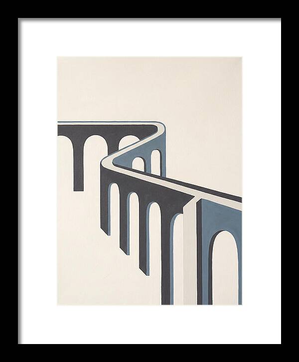 Curved Aqueduct In Minimalism