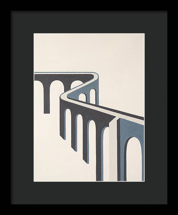 Curved Aqueduct In Minimalism