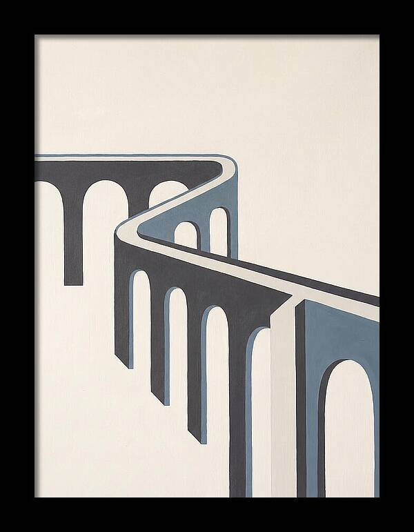 Curved Aqueduct In Minimalism
