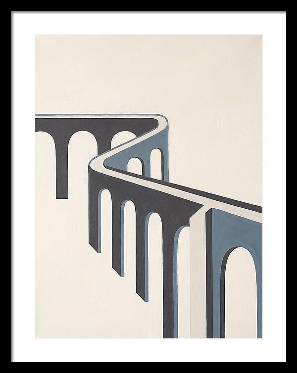 Curved Aqueduct In Minimalism