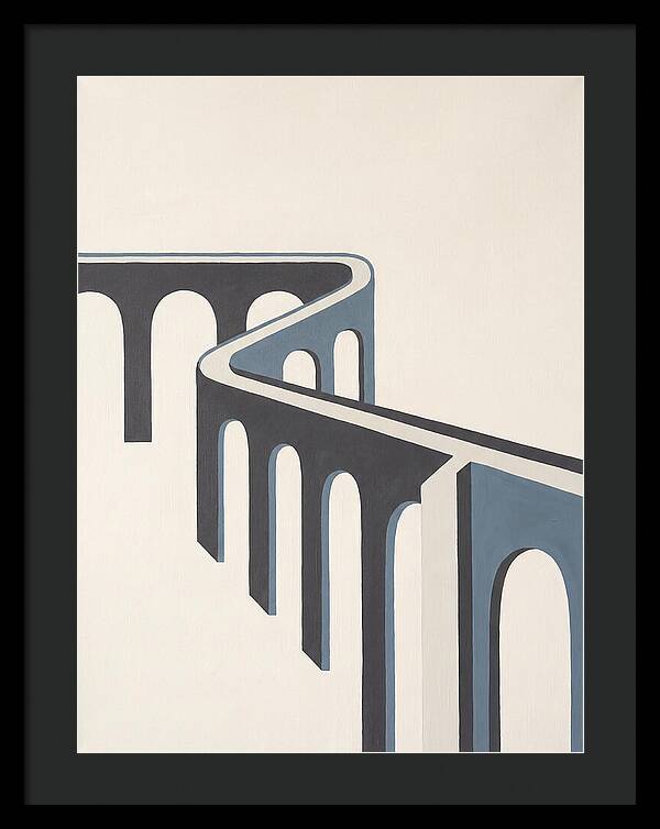 Curved Aqueduct In Minimalism