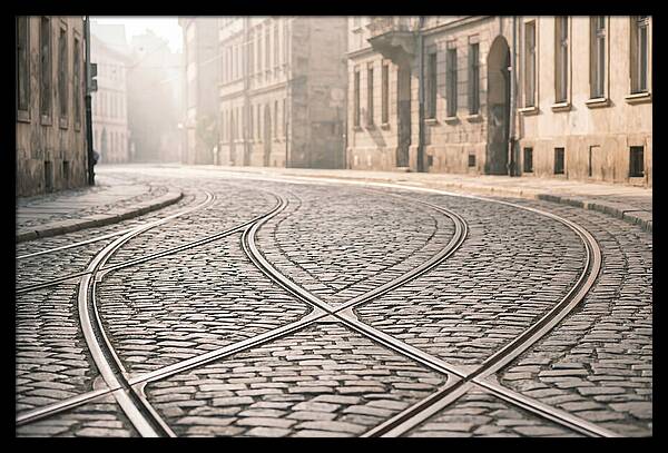 Curving Heritage Tramway Tracks