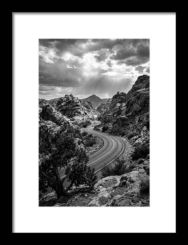 Curving Road Through Rocky Landscape