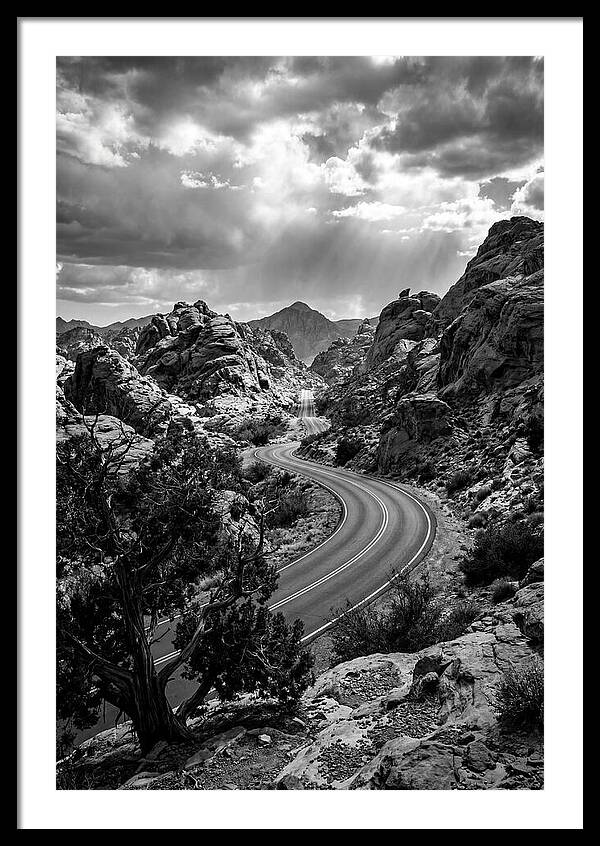 Curving Road Through Rocky Landscape