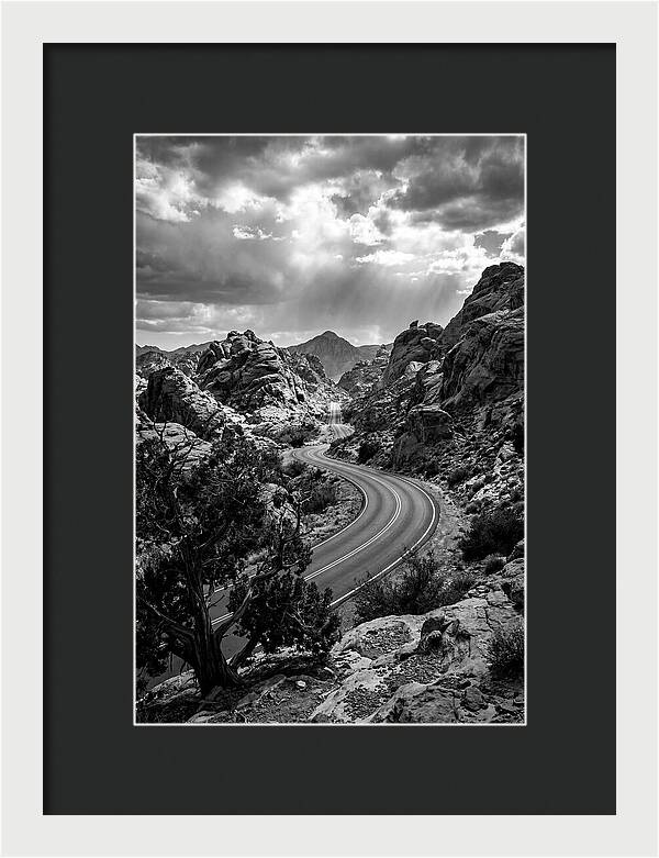 Curving Road Through Rocky Landscape