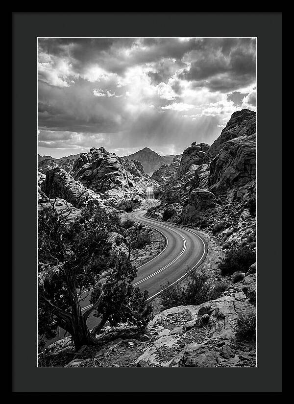 Curving Road Through Rocky Landscape