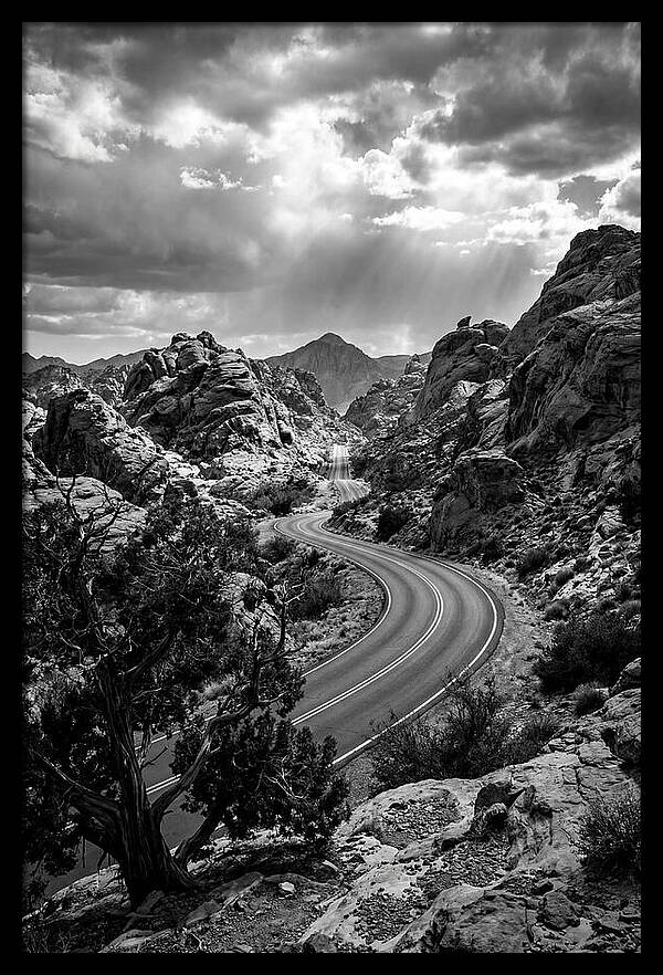 Curving Road Through Rocky Landscape