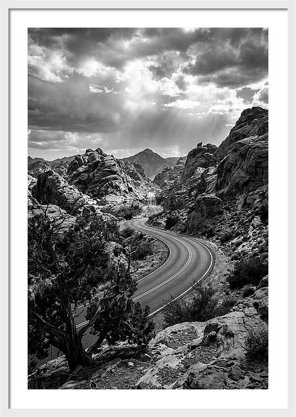 Curving Road Through Rocky Landscape