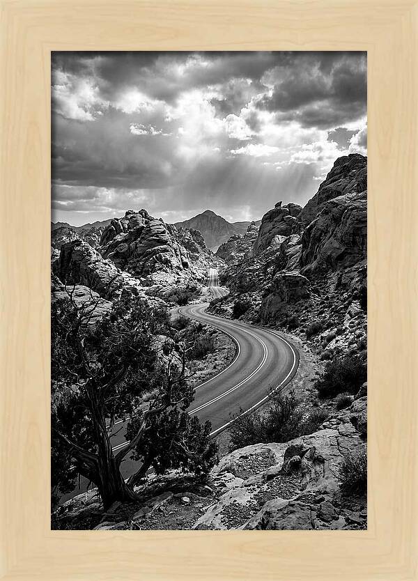 Curving Road Through Rocky Landscape