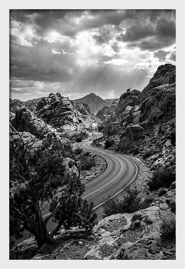 Curving Road Through Rocky Landscape