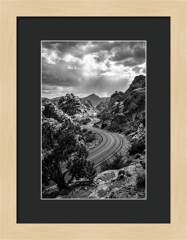 Curving Road Through Rocky Landscape