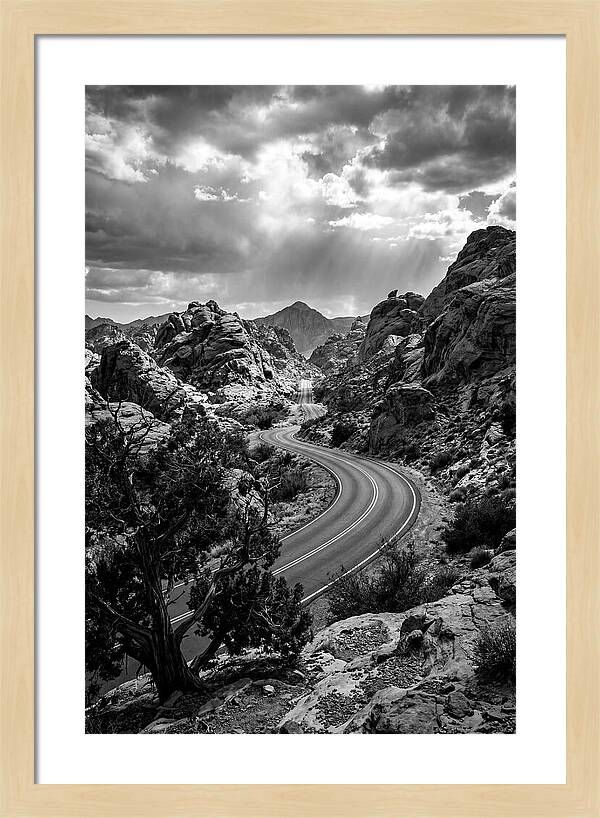 Curving Road Through Rocky Landscape