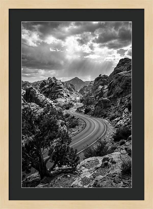 Curving Road Through Rocky Landscape