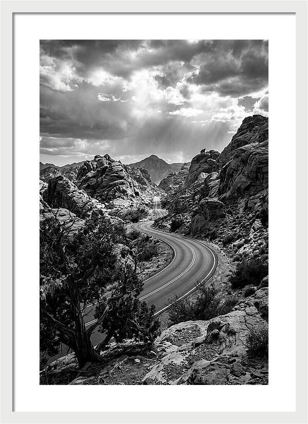 Curving Road Through Rocky Landscape