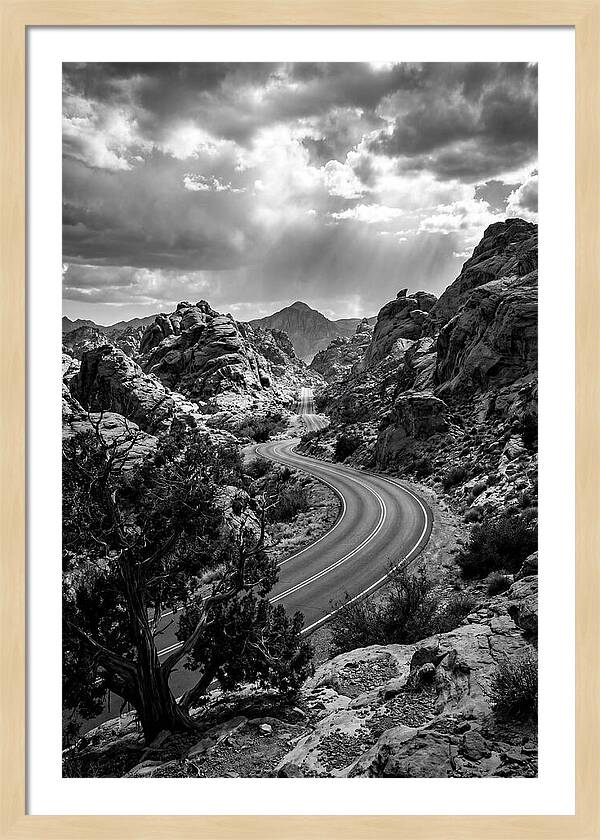 Curving Road Through Rocky Landscape