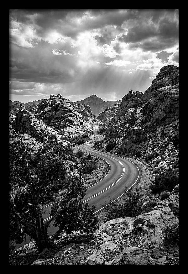 Curving Road Through Rocky Landscape