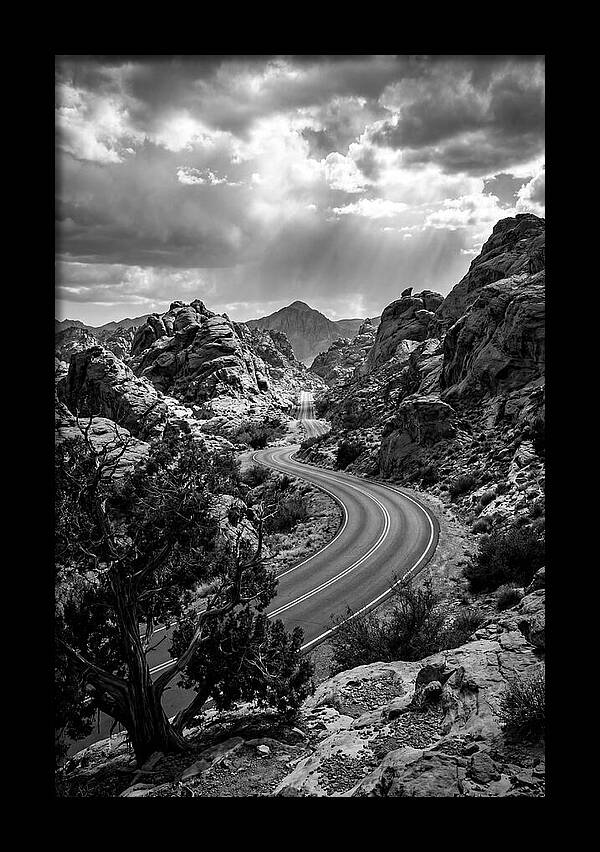 Curving Road Through Rocky Landscape