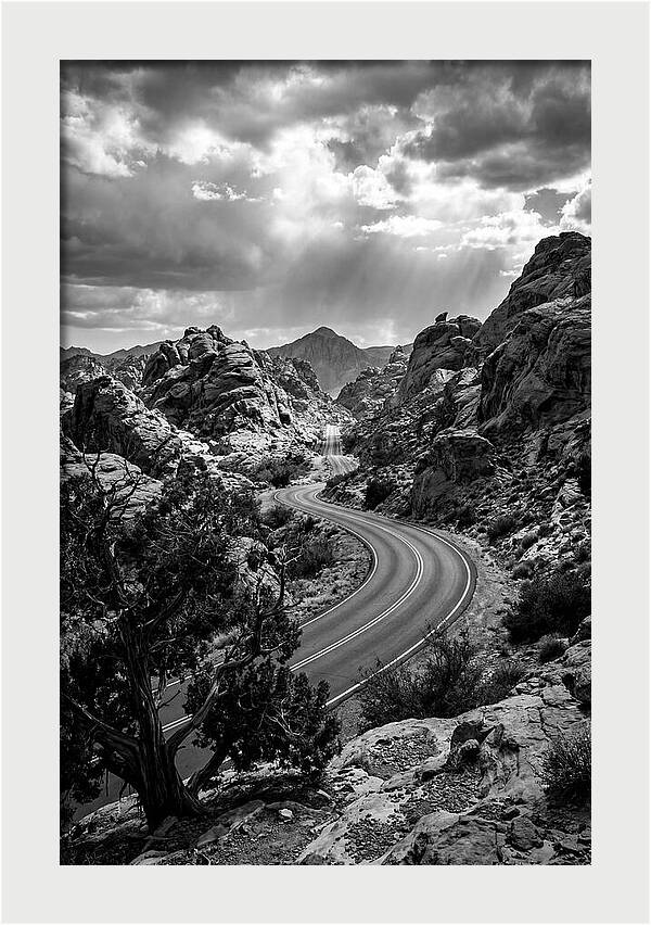 Curving Road Through Rocky Landscape
