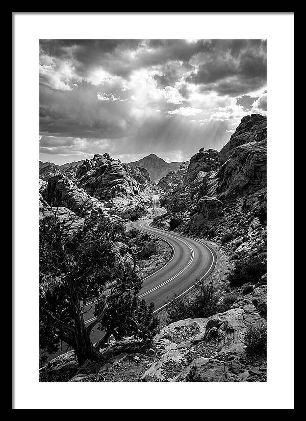 Curving Road Through Rocky Landscape