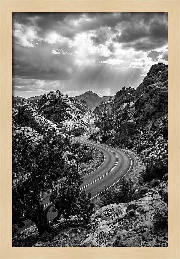 Curving Road Through Rocky Landscape