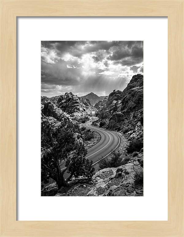Curving Road Through Rocky Landscape