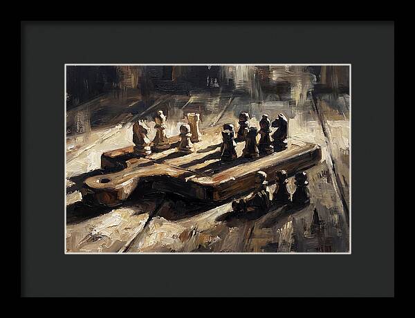 Cutting Board Chess Game