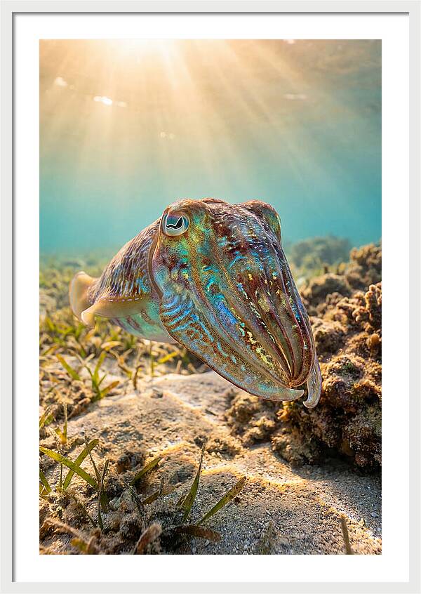 Cuttlefish Color Changing Display