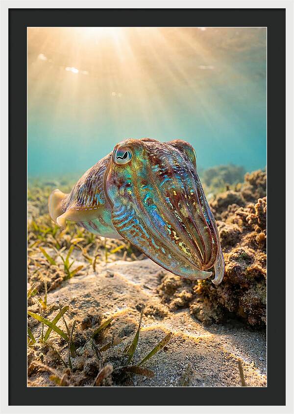 Cuttlefish Color Changing Display