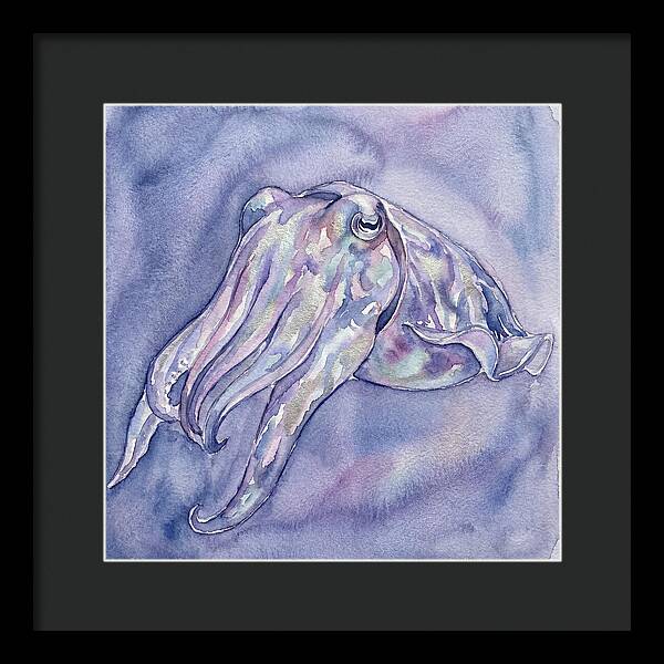 Cuttlefish Dance In Watercolor
