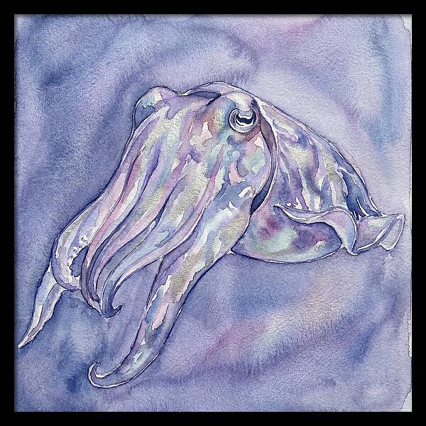 Cuttlefish Dance In Watercolor
