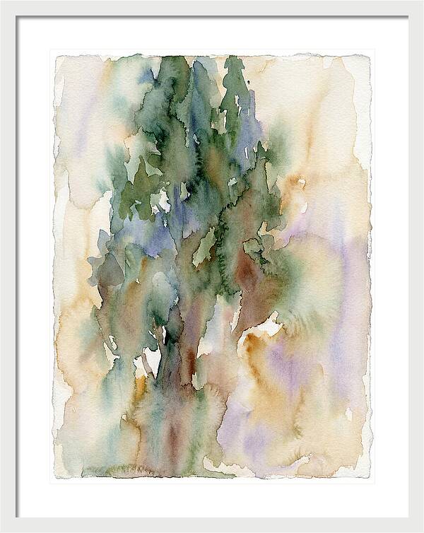 Cypress Tree Watercolor