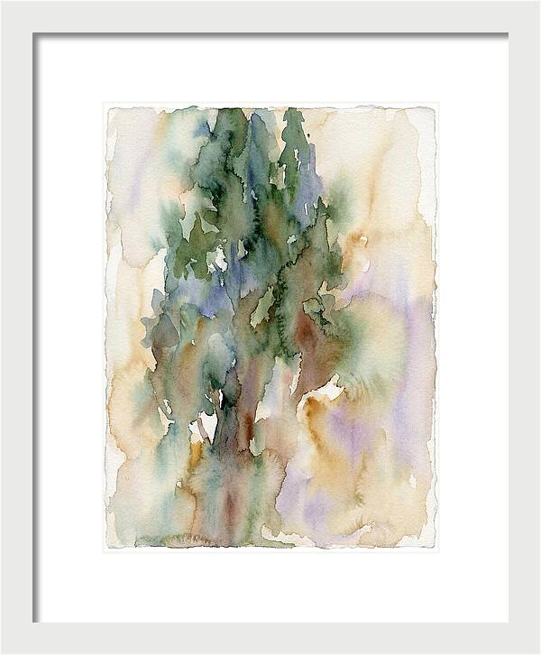 Cypress Tree Watercolor