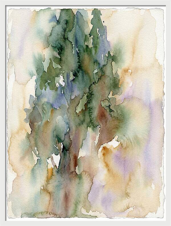 Cypress Tree Watercolor