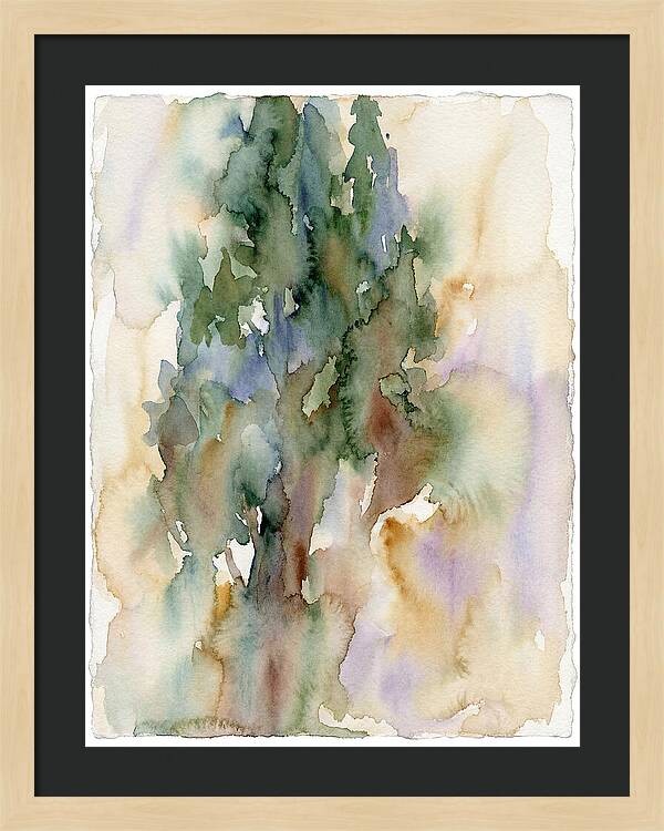 Cypress Tree Watercolor