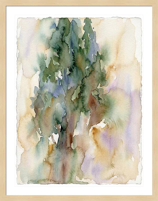 Cypress Tree Watercolor