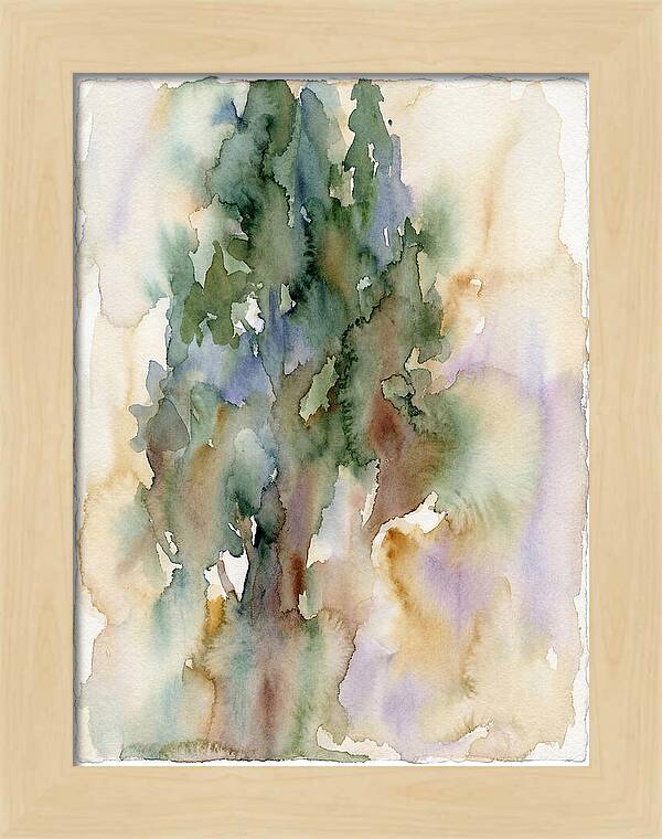 Cypress Tree Watercolor