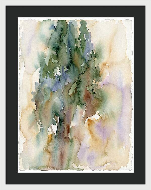 Cypress Tree Watercolor