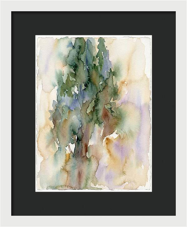 Cypress Tree Watercolor