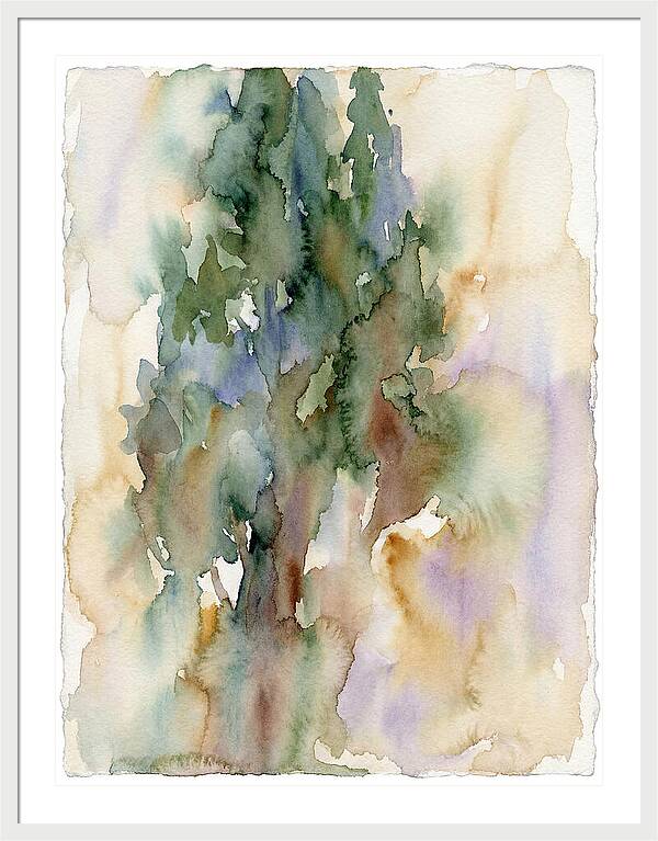 Cypress Tree Watercolor