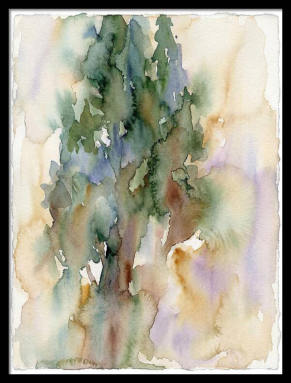 Cypress Tree Watercolor