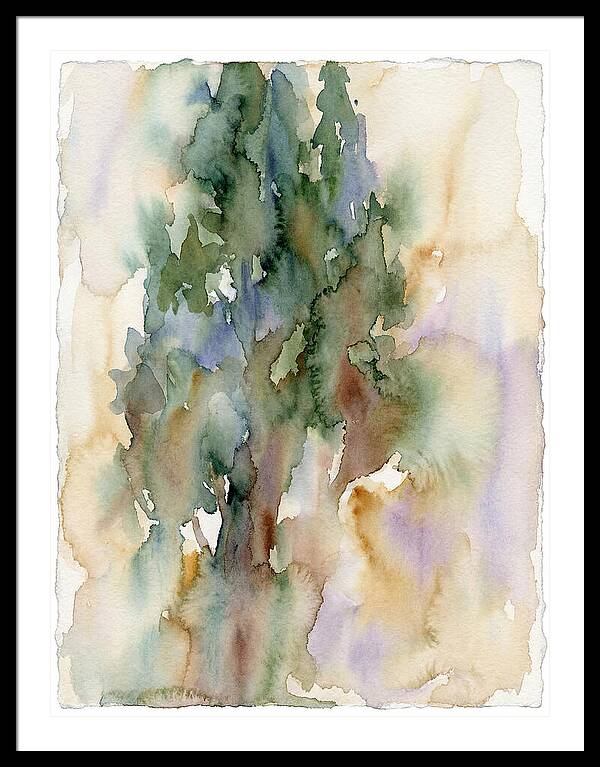 Cypress Tree Watercolor