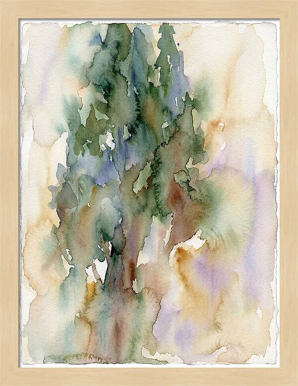 Cypress Tree Watercolor