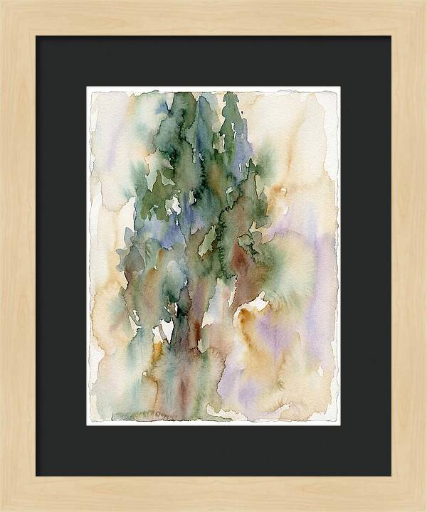 Cypress Tree Watercolor