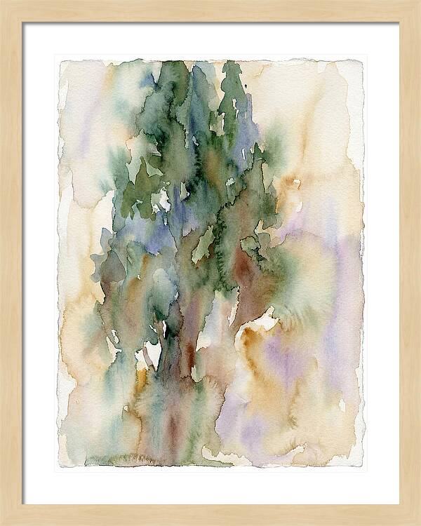Cypress Tree Watercolor