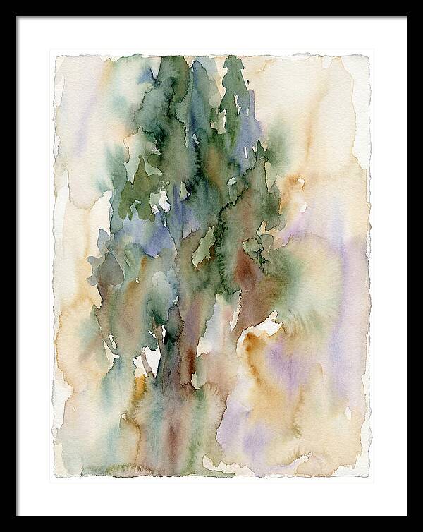 Cypress Tree Watercolor