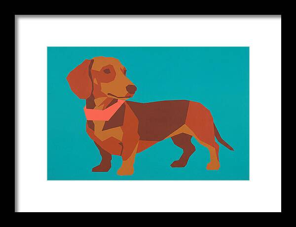 Dachshund Delight In Color