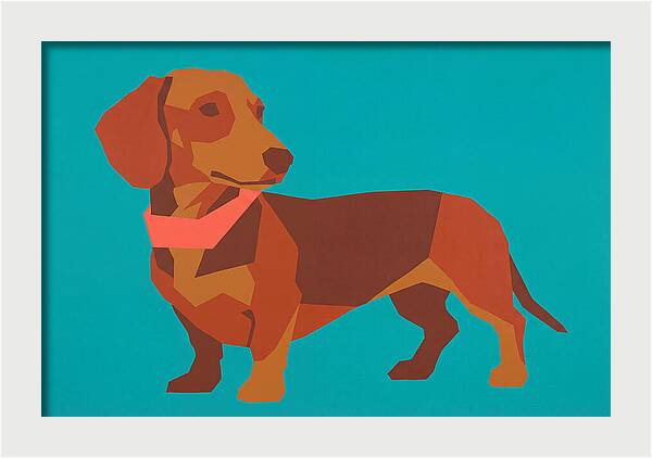 Dachshund Delight In Color