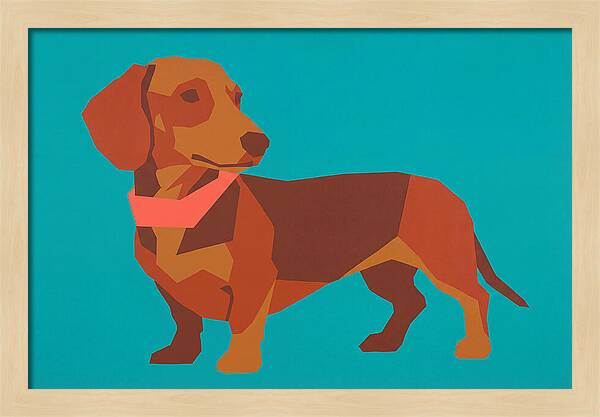 Dachshund Delight In Color